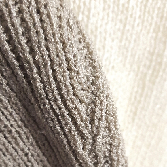 🔖Vtg 90's-Y2K Knit Top🍂TU 🍂Breathable|Fishnet Back| Wide Long Sleeve - Picture 11 of 12